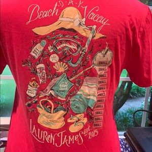 Lauren James beach day vacay tee shirt